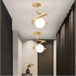 Czarna lampa sufitowa do salonu