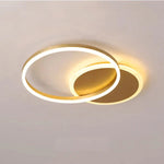 Złoty design, 2- lub 3-częściowa lampa sufitowa LED